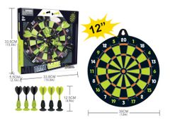 Pure4Fun Magnetic Dartboard 12''