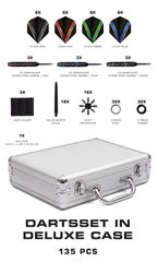 135 Pieces Darts Set In Deluxe Case