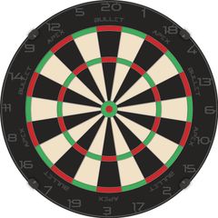 Bullet Apex Black Edition Dartboard Brazilian Sisal