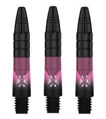 Bullet Shafts Aluminium Black Head Set Of 3 Black/Pink