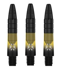 Bullet Shafts Aluminium Black Head Set Of 3 Black/Yellow