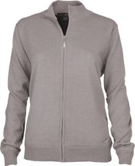 Greg Norman Ladies Merino Full Zip Lined Vest Sand