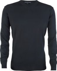 Greg Norman Men's Merino V-Neck Black