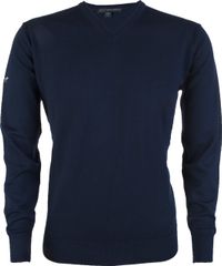 Greg Norman Men's Merino V-Neck Navy