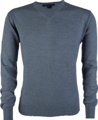 Greg Norman Men's Merino V-Neck Grey