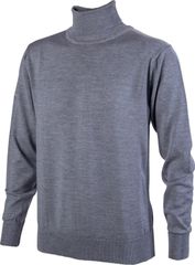 Greg Norman Men's Merino Roll Neck Grey Heather