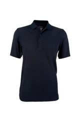 Greg Norman Men's Performance Micro Pique Polo Black