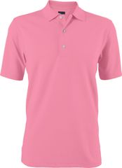 Greg Norman Men's Performance Micro Pique Polo Pink Blush