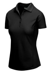 Greg Norman Ladies Protek Micro Pique Polo Black