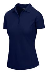 Greg Norman Ladies Protek Micro Pique Polo Navy