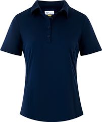 Greg Norman Ladies ML75 Soft Touch Polo Navy