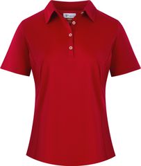 Greg Norman Ladies ML75 Soft Touch Polo British Red