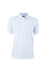 Greg Norman Men's Performance Micro Pique Polo White