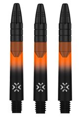 Bullet Shafts Aluminium Black Head Set Of 3 Black/Orange 41mm