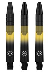Bullet Shafts Aluminium Black Head Set Of 3 Black/Yellow 41mm
