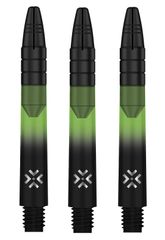Bullet Shafts Aluminium Black Head Set Of 3 Black/Green 41mm
