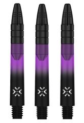 Bullet Shafts Aluminium Black Head Set Of 3 Black/Purple 41mm