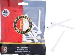 Feyenoord Wooden Tees 2 3/4'' White