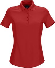 Greg Norman Ladies Protek Micro Pique Polo Cardinal