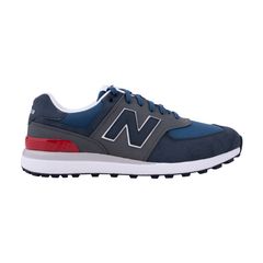 New Balance Men's 574 SL Navy/Charcoal/Red