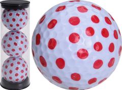Legend Golf Ball Red Dot 3 pack