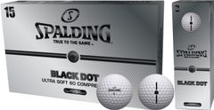 Spalding Golf Ball Black Dot 15 pack