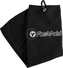 Fastfold Microfiber Golf Towel Black