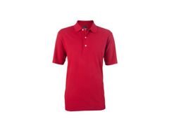 Greg Norman Men's Performance Micro Pique Polo Cardinal