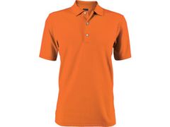 Greg Norman Men's Performance Micro Pique Polo Deep Coral