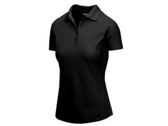 Greg Norman Ladies Protek Micro Pique Polo Black
