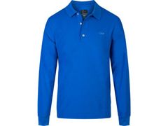 Greg Norman Men's Performance Pique Long Sleeve Polo Maritime