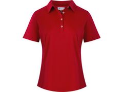 Greg Norman Ladies ML75 Soft Touch Polo British Red