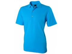 Greg Norman Men's Performance Micro Pique Polo Atlantic Blue