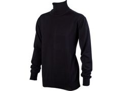 Greg Norman Men's Merino Roll Neck Black