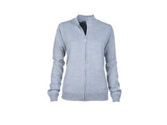 Greg Norman Ladies Merino Full Zip Lined Vest Grey