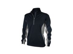 Greg Norman Men's 1/4 Zip Wind Top Black/Grey