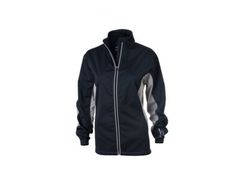 Greg Norman Ladies Wind Top Black/Grey