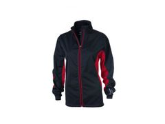 Greg Norman Ladies Wind Top Black/Red