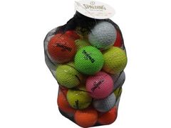 Spalding 36 Golf Balls in Net Rainbow