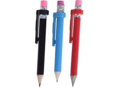 Skymax Pencils with Eraser and Clip