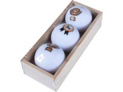 Legend Printed Golf Ball 3rd Price Wooden Box White